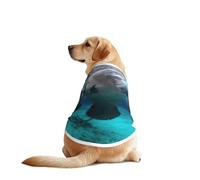 Gilet pour chien imprimé lamantins des Antilles - Doux et respirant - Sans manches - Pour races moyennes et grandes