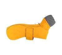 Gilet pour chien - Manteau imperméable - Gilet chaud d'hiver à col haut chaud et doux - Jaune - Taille L