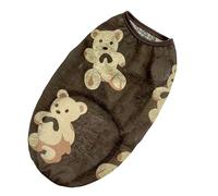 Gilet pour fille - Costume de mariage - Chemise de princesse pour chiot - Robe de plage florale - Costume de fête - Motif ours mignon