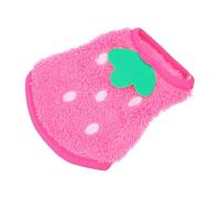 Gilet pour Petits Animaux, Lapin et Cochon d'Inde, Hiver Rose | Corail Polaire, Léger et Confortable, Facile à Enfiler, Taille 2s, pour Usage Animal Domestique