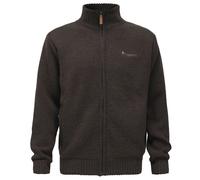 Gilet pull tricoté Pinewood Hurricane Full Zip D.Brown Melange L