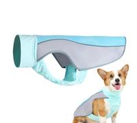 Gilet Rafraîchissant Chien, Gilet De Refroidissement Léger pour Animaux De Compagnie, Chemises De Chien avec des Bandes De Réflecteur, pour Temps Chaud