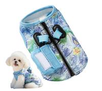 Gilet rafraîchissant pour chien - T-shirt rafraîchissant léger et respirant, protection UV pour animaux domestiques, veste fraîche pour la saison chaude | accessoire d'été pour activités aquatiques