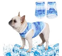 Gilet Rafraîchissant pour Chien, Veste de Refroidissement pour Chien Respirante, Gilet de Refroidissement pour Chien Légere, Veste Rafraîchissante pour Chien de Taille Petits et Moyens et Chats (XL)