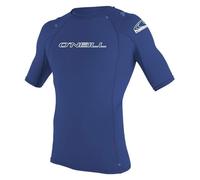 Gilet rash pour homme Oneill Wetsuits Basic Skins Crew S/s - Bleu - Natation M