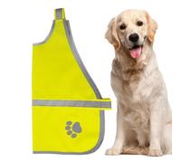 Gilet Réfléchissant De Chien | Veste De Chiens À Haute Visibilité Fluorescente | Gilet De Service De Sécurité pour Chiens Réglable | pour Les Petites Races De Petites Races À Pied, L'entraînement