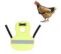 Gilet Réfléchissant de Poulet, Tablier Réglable pour Selles de Poulet pour la Protection des Plumes du Dos et des Côtés, Gilet de Harnais de Volaille Léger et Sûr pour Poules,