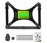 Gilet RéFléChissant Led Avec TéLéCommande, Rechargeable Par Usb, Clignotant, Gilet D'avertissement Pour VéLo