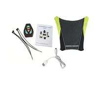 Gilet Réfléchissant LED Vérification de cyclisme sans fil 20L Sac de vélo Sécurité LED Tour Signal Vest Vest Bicycle Réfléchissant Avertissement Gilets avec Gilet Réfléchissant Violet ( Color : Dark g