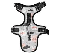 Gilet réfléchissant mignon gris clair pour chien pour promener le chien Dingo Gilet durable pour promener la nuit chalecos para Perros