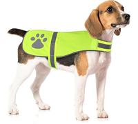 Gilet réfléchissant pour chien pour la sécurité nocturne, gilet de chasse et de marche haute visibilité pour chiens, léger et respirant, vert fluo, taille XXL
