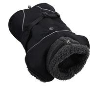 Gilet Réfléchissant pour Chien Vêtements d'hiver avec Col Haut Et Fermeture Facile Petites Moyennes Et Grandes Races Manteau en Polyester Chien par Temps Froid