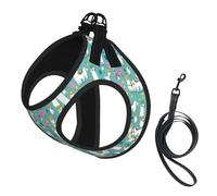 Gilet réfléchissant pour petits chiens et chats, imprimé alpaga lama, gilet réglable pour la marche, la randonnée