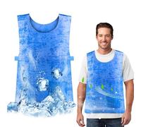 Gilet Réfrigérant pour Hommes et Femmes | Sécurité de Refroidissement Respirant | Sport | Réglable en PVA | Travail D'extérieur