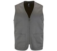 Gilet Reporter Léger Sans Manches - 02110 - Gris Anthracite