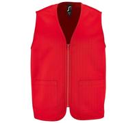 Gilet Reporter Léger Sans Manches - 02110 - Rouge