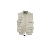 Gilet reporter photographe multi... Beige XXXL