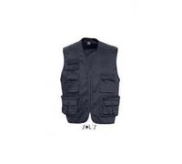 Gilet Reporter Multipoches Sans Manches - 43630 - Bleu Marine