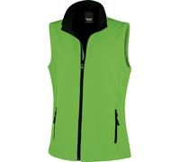 Result - Veste softshell sans manches - Femme (XS) (Vert/Noir) - UTRW3698 Vert/Noir