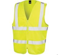 Gilet Result de sécurité Zippé - jaune fluo L/XL