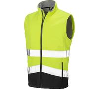Result Gilet sans Manches Haute visibilité Softshell High VIZ