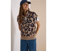 Gilet réversible avec col et fermeture zippée