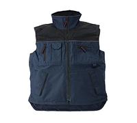 Gilet ripstop bleu marine 100%polyester end.pvc taille s