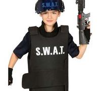 gilet s.w.a.t. enfant - guirca 18580 Noir G