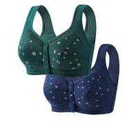Gilet sans jantes ni éponge, grande taille, confortable et doux pour la peau, soutien-gorge de couleur unie, soutien-gorge de sport fin, soutien élevé, Vert, M