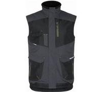 Gilet Sans Manche Ali Gris/Noir Taille M G