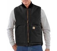Carhartt Duck Arctic Quilt Lined Gilet, noir, taille S