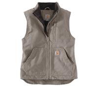 Gilet sans manche Femme à col montant doublé Sherpa Beige - 032 - CARHARTT - 104224 40/42 (M)