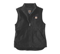 Gilet sans manche Femme à Col Montant Doublé Sherpa Noir BLK - CARHARTT - 104224 48/50 (XL)