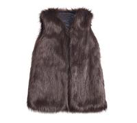 Gilet sans Manche Femme Cardigan Long Chaud Veste Courte Soirée Chic Pulls, Gilets Et Sweats Manteaux Laine Court Grande Taille Noir Manches 3/4