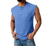 Gilet sans Manche Homme Sport collectif résistant Choc pour Match et compétition(BleuTG)