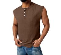 Gilet sans Manche Homme Sport collectif résistant Choc pour Match et compétition(BrunTG)