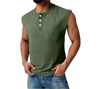 Gilet sans Manche Homme Sport collectif résistant Choc pour Match et compétition(VertM (m))