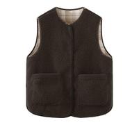Gilet Sans Manche Polaire Stretch Extensible Isolation Thermique Performance Poche Kangourou Sécurité Course À Pied Running Intersaison Climat Variable Douceur Seconde Peau Veste Bras Femme