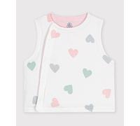 Gilet sans manche réversible bébé en coton imprimé Petit Bateau - blanc - Taille 36 mois 36M blanc/multicouleur