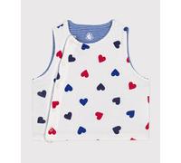 GILET SANS MANCHE REVERSIBLE EN COTON BÉBÉ Petit Bateau - blanc - Taille 12 mois 12M blanc/multicouleur
