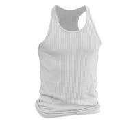 Gilet sans Manche Sportif Homme Solide Durable pour Usage fréquent et Sport collectif(Blanc3TG)