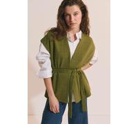 Gilet sans manches ceinturé - Teano - L/XL - Kaki - Femme - Etam