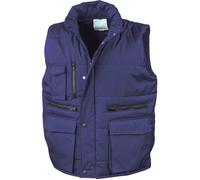 Gilet sans manches de travail matelassé Result - Bleu