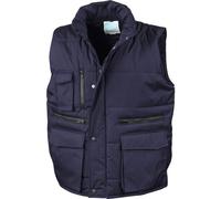 Gilet sans manches de travail matelassé Result Bleu Marine M