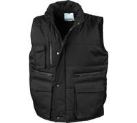Gilet sans manches de travail matelassé Result Noir XL