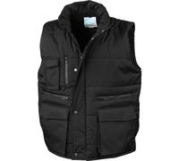 Gilet sans manches de travail matelassé Result Noir XL
