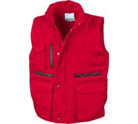 Gilet sans manches de travail matelassé Result Rouge XXL