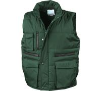 Gilet sans manches de travail matelassé Result Vert Foncé XXL