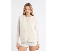 Gilet sans manches effet sherpa - Marilou - M - Ecru - Femme - Etam