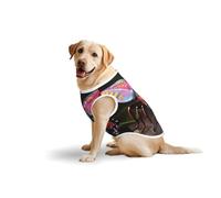 Gilet sans manches en coton pour animaux de compagnie - T-shirt doux et léger à imprimé d'insectes étranges pour chiens de taille moyenne et grande taille 4XL
